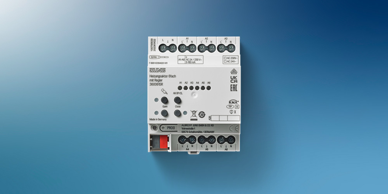 KNX Heizungsaktor 6-fach bei Pfeifer Elektro GmbH in Collenberg