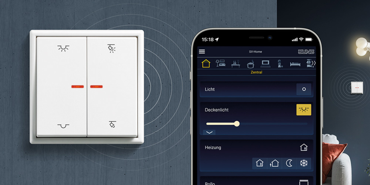 KNX RF Taster bei Pfeifer Elektro GmbH in Collenberg